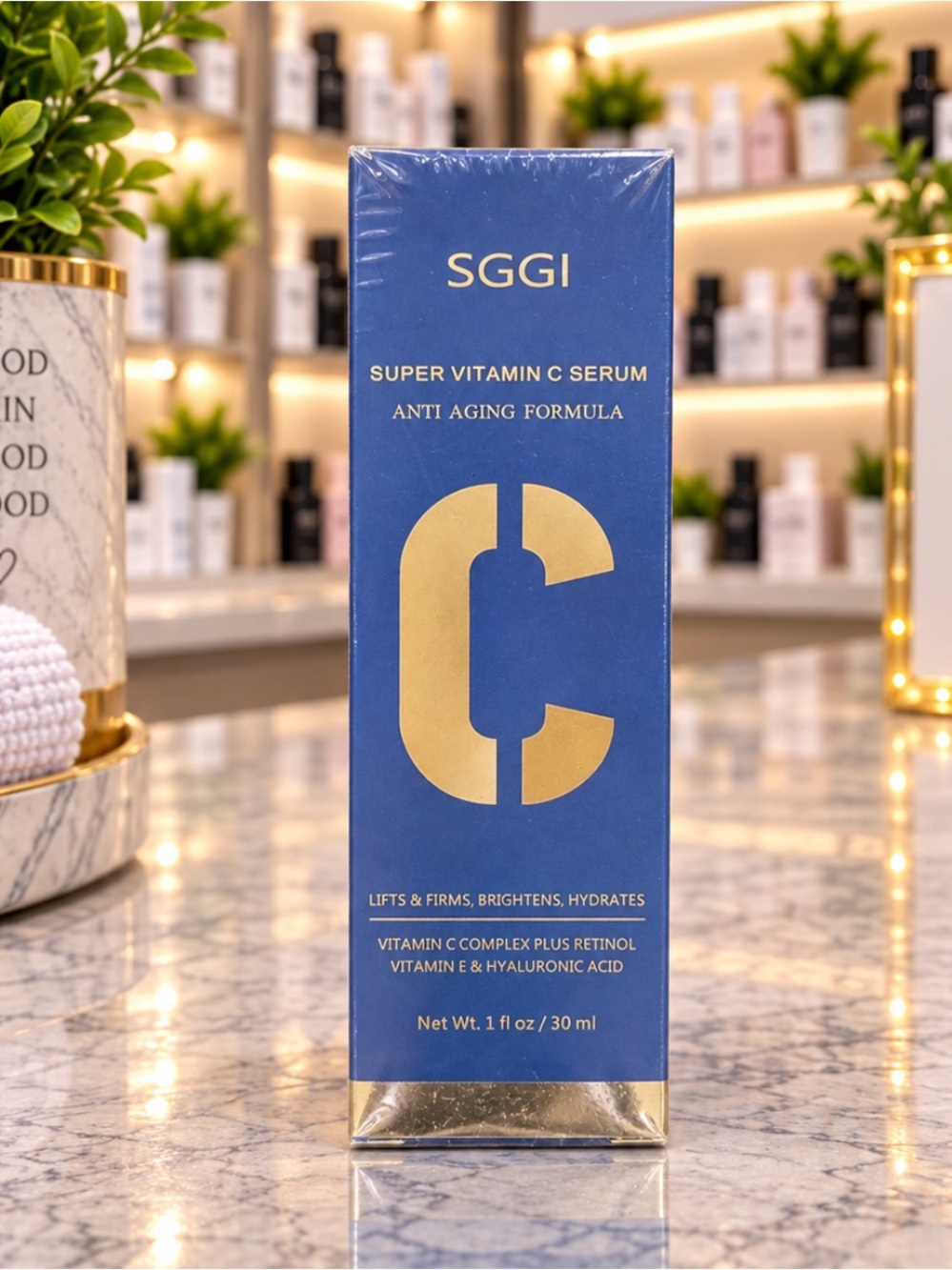 SGGI Super Vitamin C Serum Anti-Aging Formula 1 oz / 30 mL – New Sealed